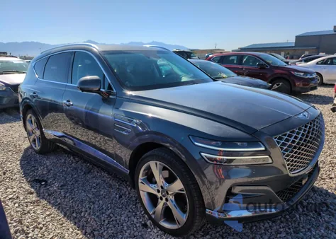2021 Genesis Gv80 Base из США, поврежденный, VIN KMUHBDSB2MU061218